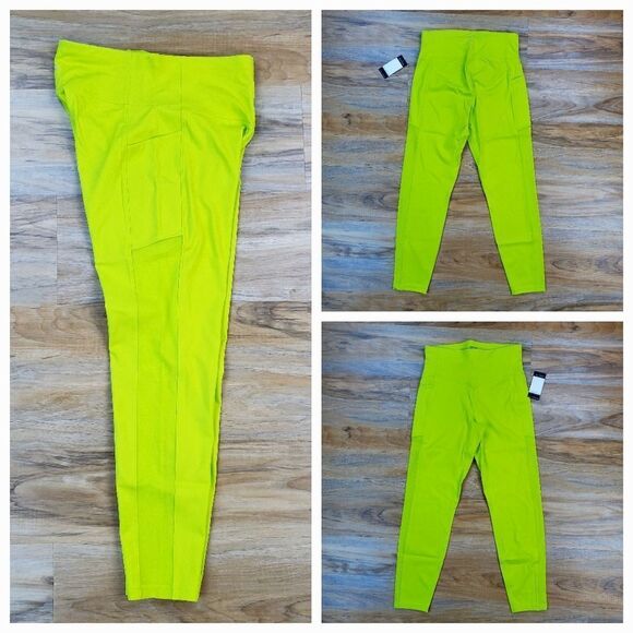 🔸️NWT Sofia Lime Punch High Waist Corset Pants Medium - Picture 4 of 15